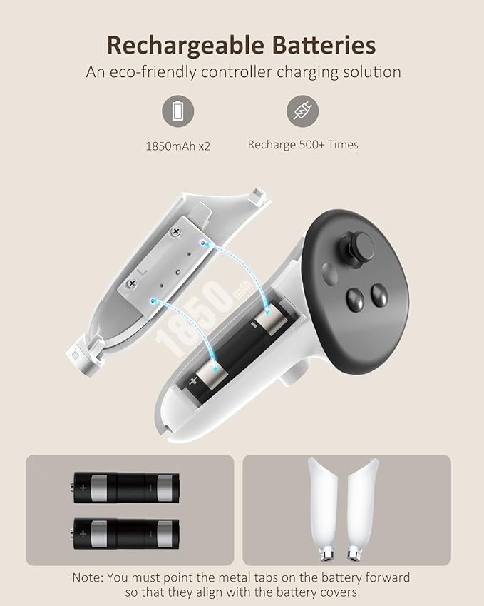 NexiGo Enhanced Charging Dock for Meta Quest 3 and 3S, - Image 7