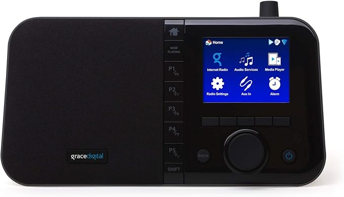 Grace Digital Mondo Elite Smart Internet Radio, 7-Day Alarm – Microphone-Free - Image 8
