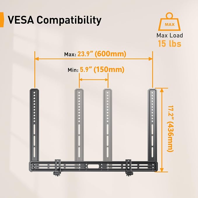 Perlegear Soundbar Mount, Sound Bar Mount - Image 2