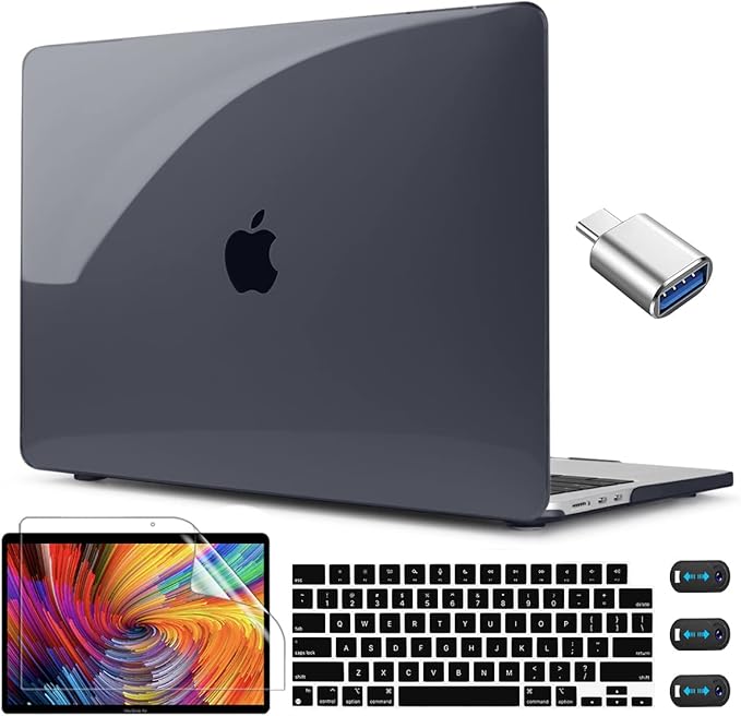 CISSOOK Hard Shell Case for MacBook Air 13.6inch A2681 M2 A3113 M3 Chip by CISSOOK