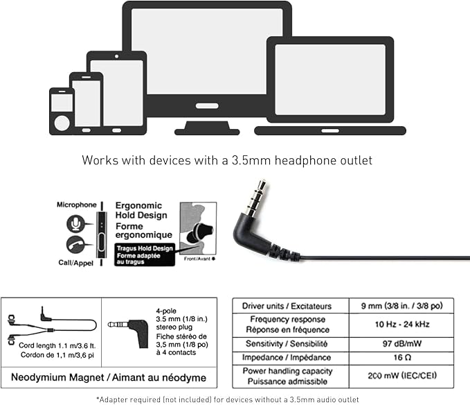 Panasonic ErgoFit Wired Earbuds - Image 7