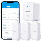 Govee WiFi Hygrometer Thermometer Sensor 3 Pack, Indoor Wireless Smart by Govee