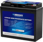 Renogy 12V 20Ah Trolling Motor Lithium Lifepo4 Battery, Built in 20A BMS by RenogySolar