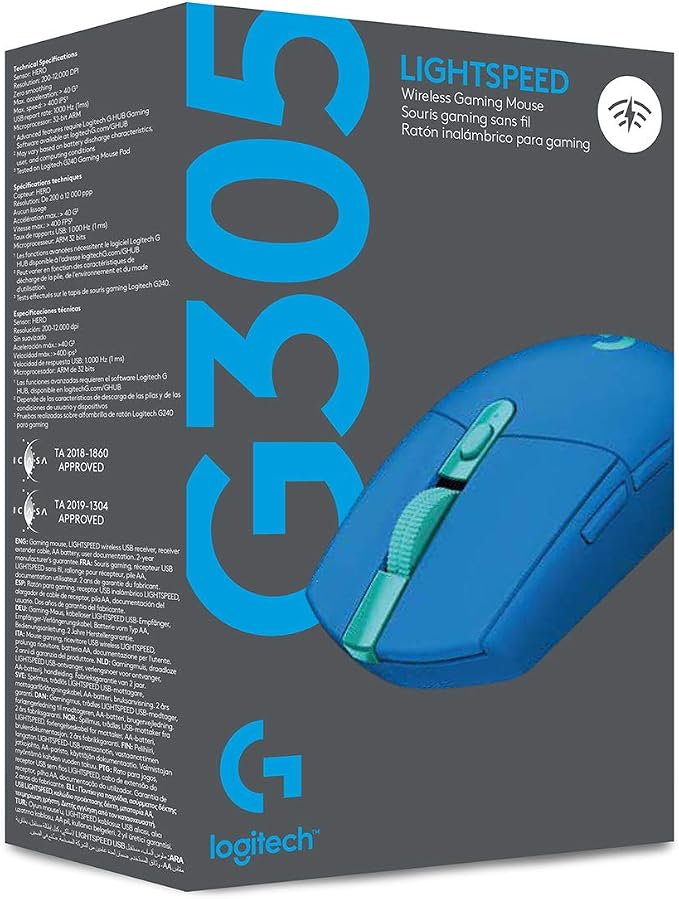 Logitech G305 LIGHTSPEED Wireless Gaming Optical Mouse, Hero 12K Sensor - Image 10