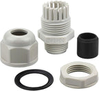 XHF 50 Pcs 3/8" IP68 Strain Relief Nylon Cord Grip Waterproof NPT Cable Glands - Image 4