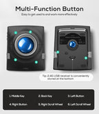 Nulea M512 Wireless Trackball Mouse, Ergonomic 55mm Trackball, 4 Level - Image 8