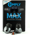 Comply TrueGrip MAX | Premium Memory Foam Replacement Earbud Tips by ComplyFoam