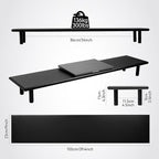 Bamboo Dual Monitor Stand Riser - Image 2