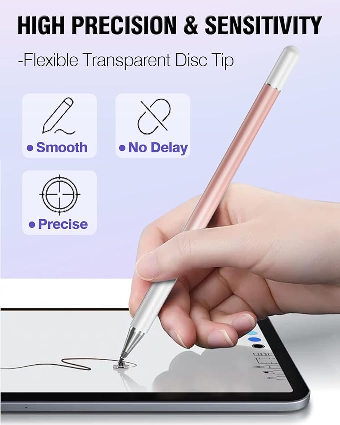 Stylus Pen for Touchscreen, 2 in 1 Stylists Pens Compatible - Image 5
