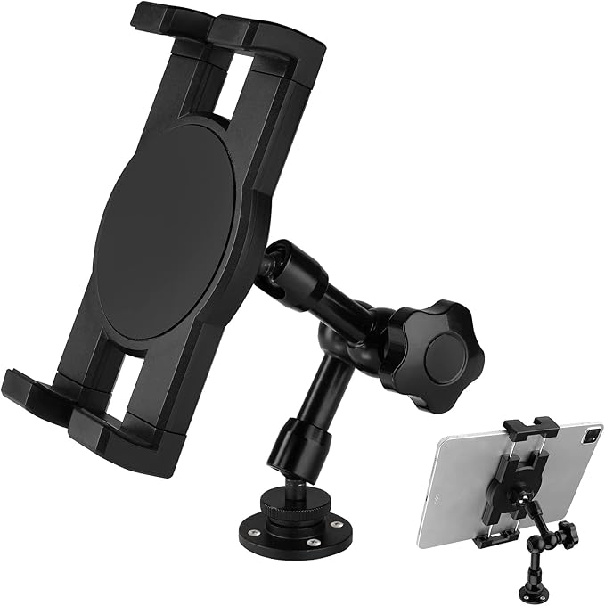 Heavy Duty Drill Base iPad Mount, Tablet Holder by Mippko