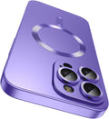 Magnetic for iPhone 14 Pro Max Case Slim Soft TPU Bumper Shockproof Metallic by LEKEVO