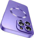 Magnetic for iPhone 15 Pro Max Case Slim Soft Silicone Bumper Shockproof by LEKEVO