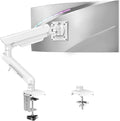 Single Monitor Mount for 22 24 27 32 inch Screen, Gas Spring Arm Holds 4.4-22 by MOUNTUP