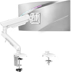 Single Monitor Mount for 22 24 27 32 inch Screen, Gas Spring Arm Holds 4.4-22 by MOUNTUP