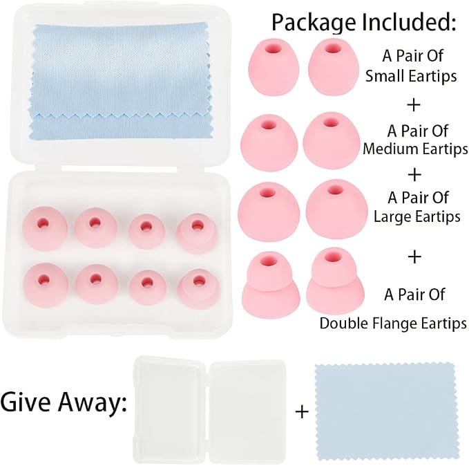 Earbud Tips Earbuds Replacement Tips Replacement Earbud Tips Earbud Covers - Image 3