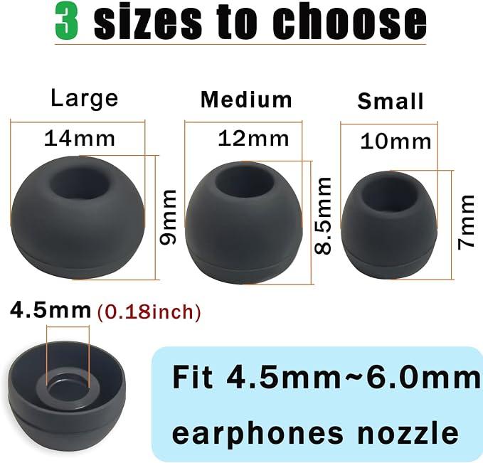 Silicone Earbuds Tips Replacement - Image 4