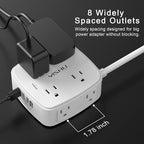 5Ft Surge Protector Power Strip - Image 5