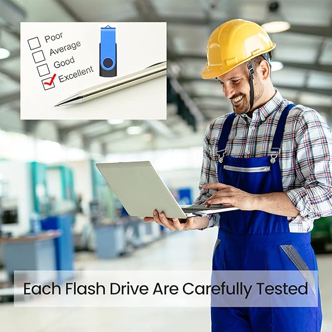 ABLAZE Flash Drives 2GB 20 Pack, USB 2.0 Thumb Drive Bulk - Image 6