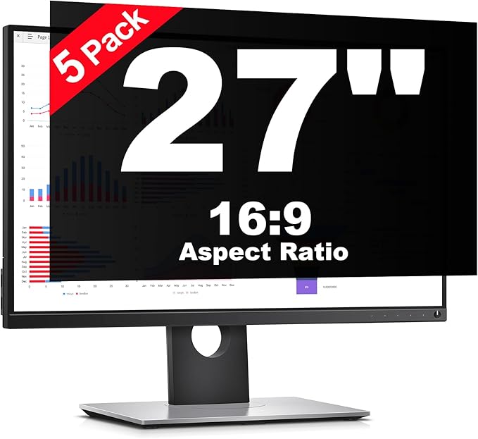 27 Inch Computer Privacy Screen Protector by DNZPFU