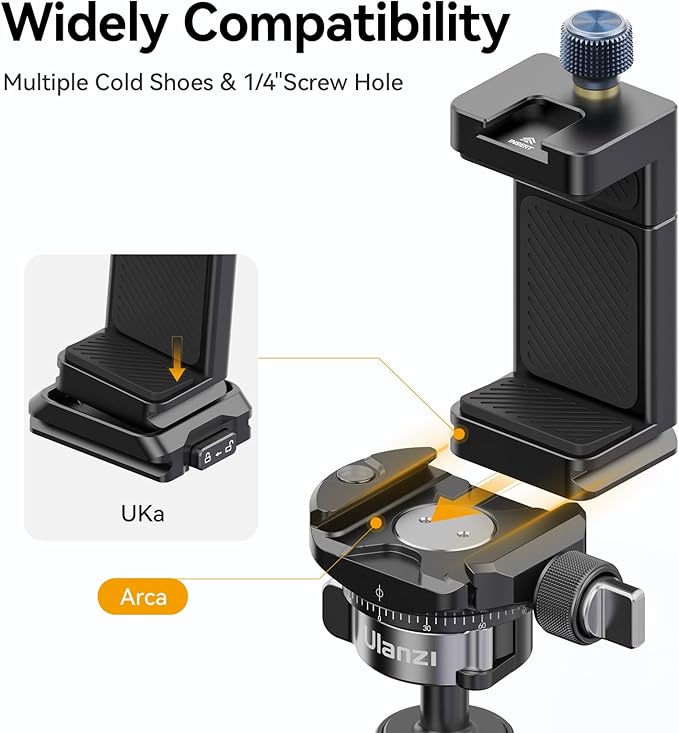 ULANZI MA33 Metal Phone Tripod Mount - Image 6