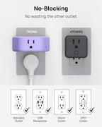 TROND Purple Outlet Extender - Image 4