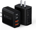 4-Port USB C Wall Charger Block, Fast Type C Power Brick Charging Cube Power by Dulums