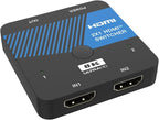 8K HDMI Switch 2 in 1 Out 4K@120Hz HDMI Switcher Support HDR10+, Dolby Vision by iArkPower
