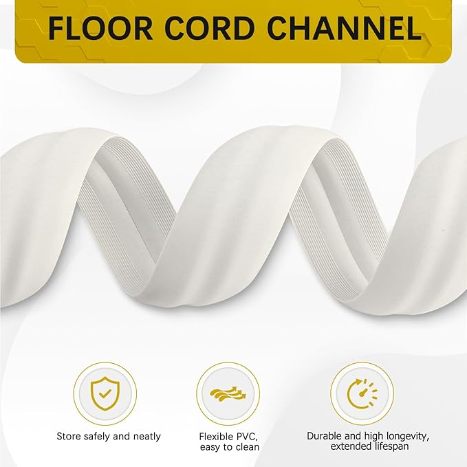 Floor Cord Cover 10FT Cord Covers - Image 3