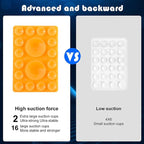 ZYCCER Double Sided Silicone Suction Phone Holder Mount, Compatible - Image 2
