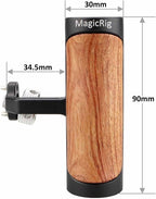 Locating Side Handle for ARRI Mount, Left/Right Mini Wooden Handgrip for DSLR - Image 4