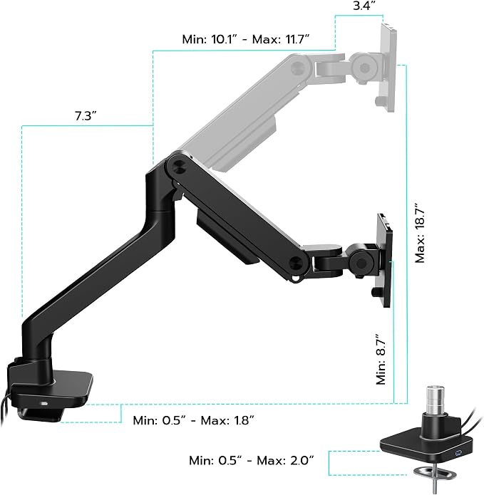 ARES WING Ultrawide Monitor Arm - Image 8