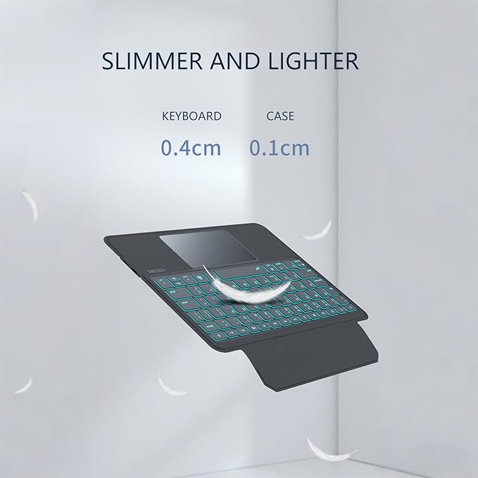 Detachable Keyboard Case for iPad 10th Gen & 11th Gen, Slim Cover - Image 5