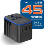 Ceptics Universal Travel Adapter, 45W International Power Adapter - Image 7