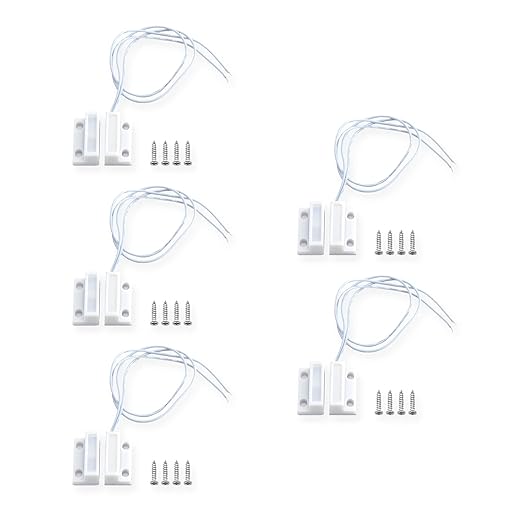 Magnetic Reed Switch NO Surface Mount Wired Door Window Contact Sensor by VictorsHome