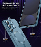 Magnetic for Samsung Galaxy S25 Plus Case Slim Soft Silicone Bumper Shockproof - Image 4