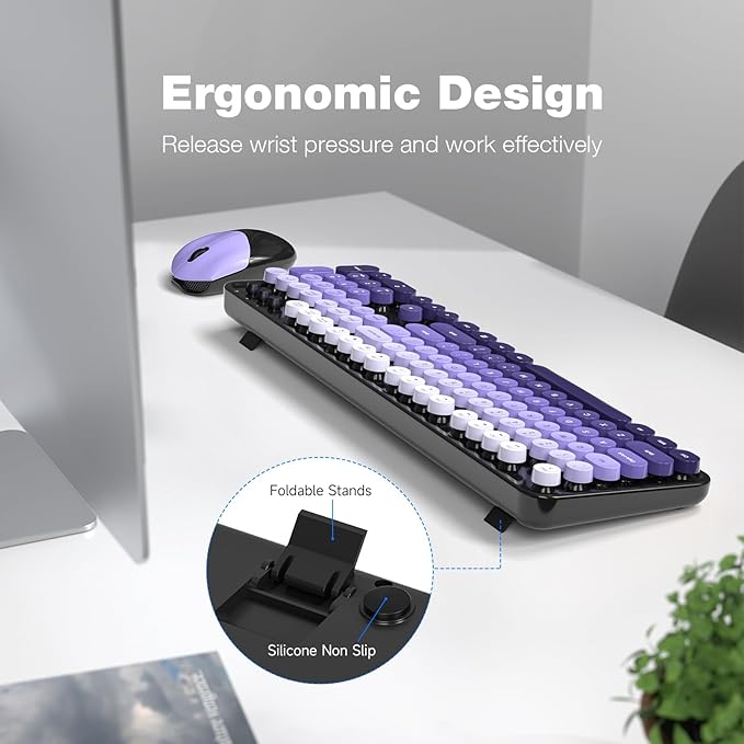 KNOWSQT Wireless Keyboard and Mouse Combo - Image 5