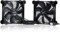 USB Dual 120mm Quiet Fan, 5V USB Portable Cooling Fan by SCCCF