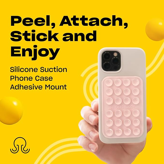 Classic MAX - Silicone Suction Phone Case Adhesive Mount - Hands-Free, Strong - Image 2
