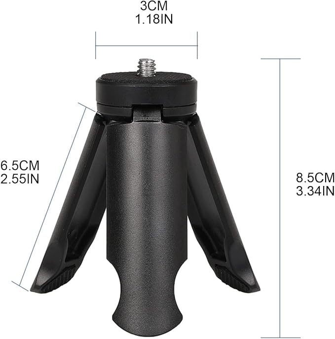 Mini Tripod, Desktop Tabletop Stand Compact Tripod - Image 6