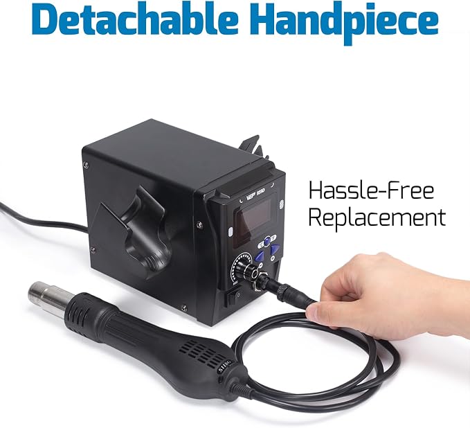 WEP 959D Hot Air SMD Soldering Rework Station - Image 6