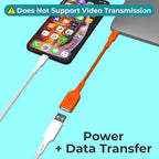 BLACK+DECKER USB C to USB A Adapter, USB C Male to USB Female Adapter Nylon - Image 5