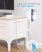PD 30W USB C Power Strip Surge Protecor, HANYCONY 8 Outlets 4 USB, 1080J Desk - Image 4