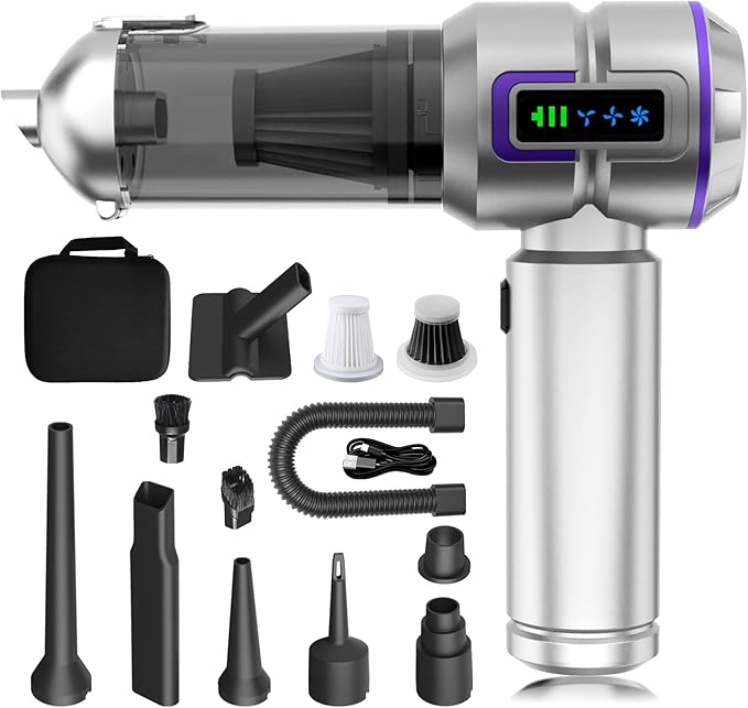 Car Vacuum Cleaner, 22000PA High Power Portable Handheld Car Vacuum & Air Duster by Unknown