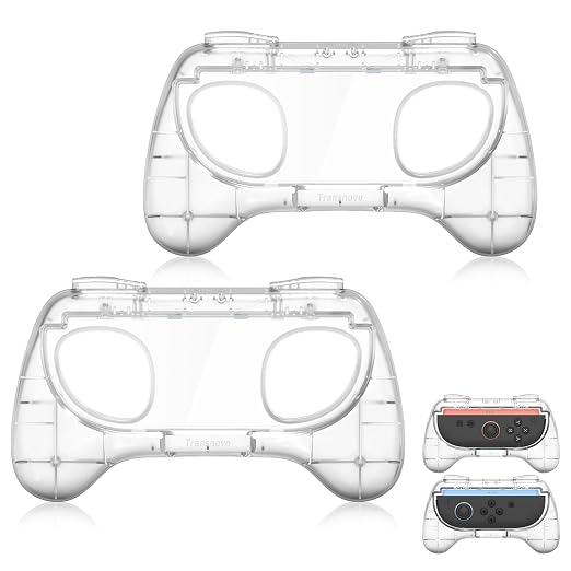 TRANSNOVO Hand Grips for Switch 2，Wear-Resistant Switch Accessories Controller by Transnovo