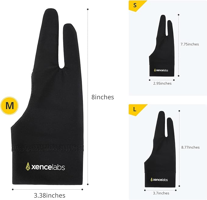 XENCELABS Drawing Glove, Breathable Artist Glove - Image 4