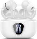 Wireless Earbuds, IP7 Waterproof in Ear Earphones, LED Display Ear buds by BESNOOW
