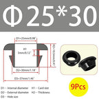 Qrity 9 PCS Rubber Grommets Cable Railing, Car Grommet, Cable Railing - Image 2