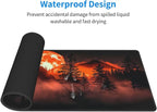 Extended Gaming Mouse Pad, Large Desk Mat XL Anime Mouse Pad Waterproof - Image 3
