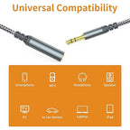 MCSPER Headphone Extension Cable, 3.5mm Extension AudioMale to Female Aux - Image 3