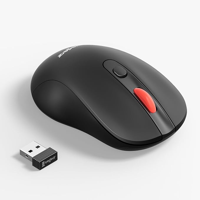 wegear USB Wireless Mouse for Laptop PC Mac, 2.4GHz Cordless Mouse - Image 8